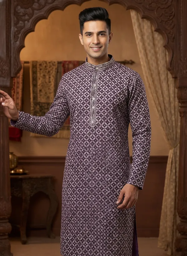Premium_Deep_Blue_Jacquard_Embroidered_Kurta_Pajama_Set_for_Men_|_Wedding_Festival_Ethnic_Wear_|_Full_Sleeve_Band_Collar_Kurta_Set_-_Vedkart