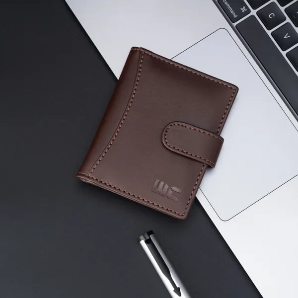 WOCO_Men_&_Women_Casual,_Formal_Brown_Genuine_Leather_Card_Holder_(6_Card_Slots)