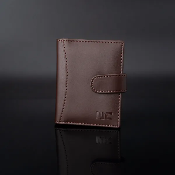 WOCO_Men_&_Women_Casual,_Formal_Brown_Genuine_Leather_Card_Holder_(6_Card_Slots)