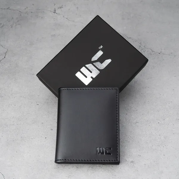 WOCO_Men_Casual,_Formal_Black_Vegan_Leather_Card_Holder_(12_Card_Slots)