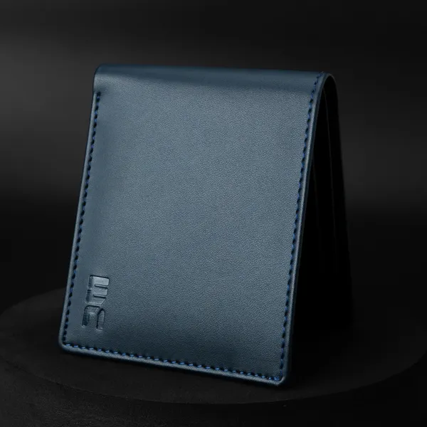 Blue_Vegan_Leather_Wallet_For_Men(4_Cards_Slot)