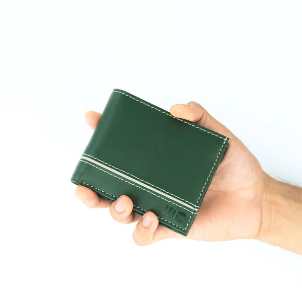 WOCO_Men_Casual,_Formal_Green_Genuine_Leather_Wallet_(6_Card_Slots)