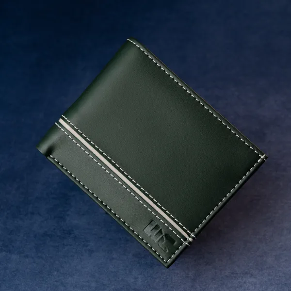 WOCO_Men_Casual,_Formal_Green_Genuine_Leather_Wallet_(6_Card_Slots)