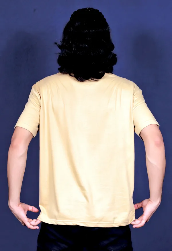 Beige_Cotton_Over_Size_Tshirt_For_Men