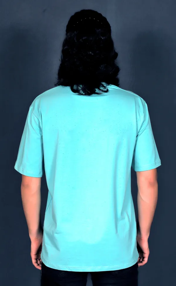 Cyan_Cotton_Elephant_Print_Oversized_T-Shirt_For_Men