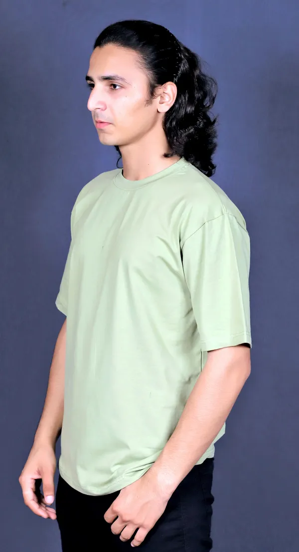 Green_Cotton_Oversized_Plain_For_Men