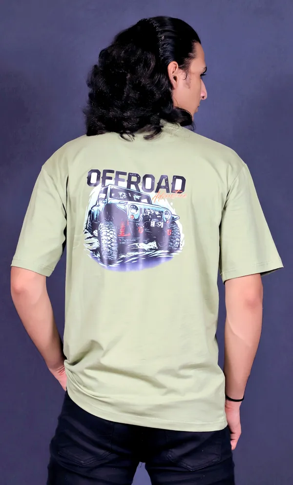 Green_Cotton_Light_Oversiged_Tshirt_For_Men