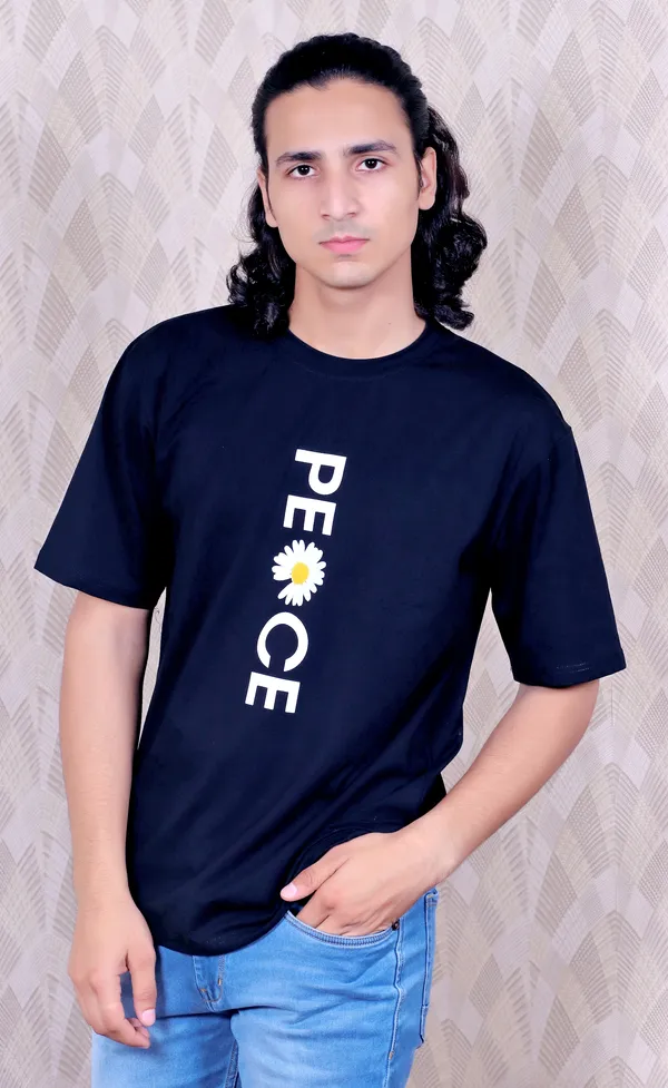 Navy_Blue_Cotton_Peace_Printed__Oversized_Tshirt_For_Men