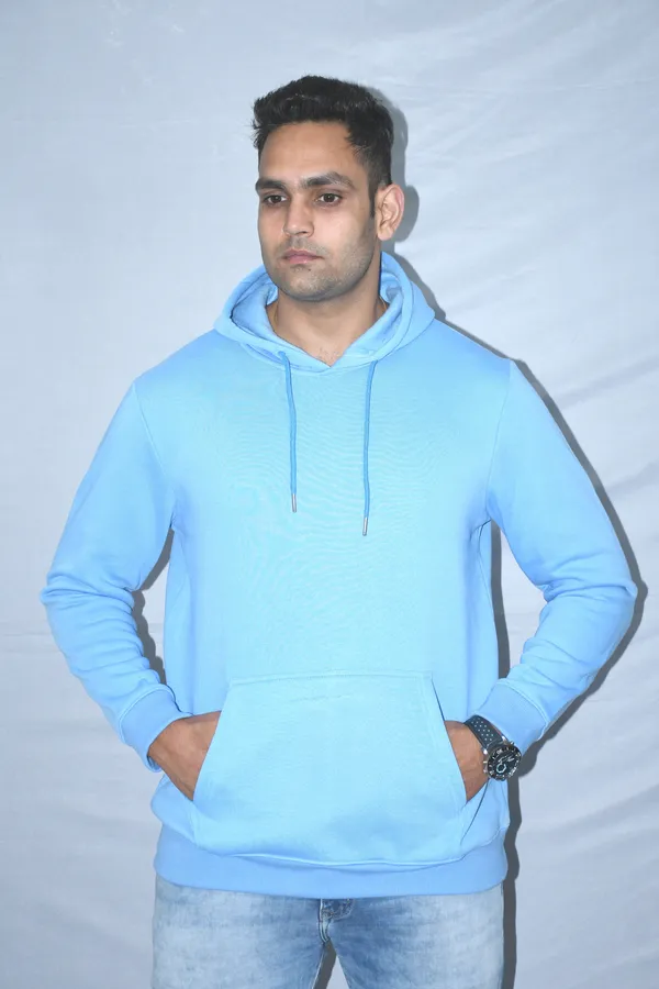 Sky_Blue_Polyester_Blend_Premium_Regular_Fit_Hoodie_For_Men