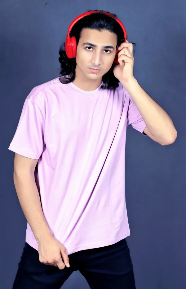 Purple_Cotton_Oversize_Plain_Tshirt_For_Men