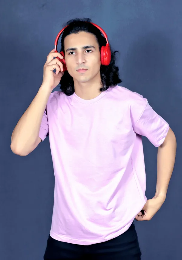 Purple_Cotton_Oversize_Plain_Tshirt_For_Men