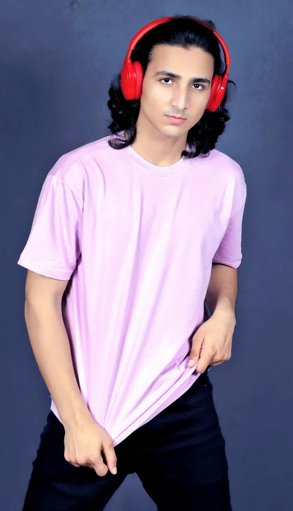 Purple_Cotton_Oversize_Plain_Tshirt_For_Men