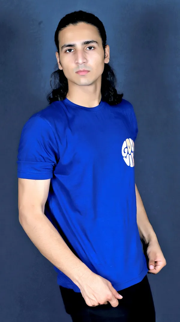 Royal_Blue_Cotton_Round_Neck_Regular_Fit_For_Men