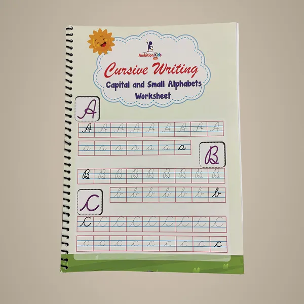 Multicolor_Cursive_Writing_-_Capital_And_Small_Letters_Worksheet