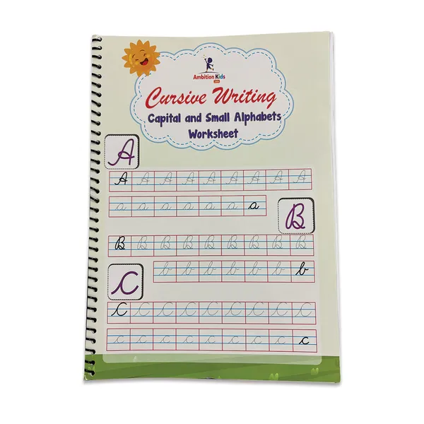 Multicolor_Cursive_Writing_-_Capital_And_Small_Letters_Worksheet