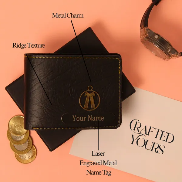 Black_Personalised_Ridge_Textured_Mens_Wallet