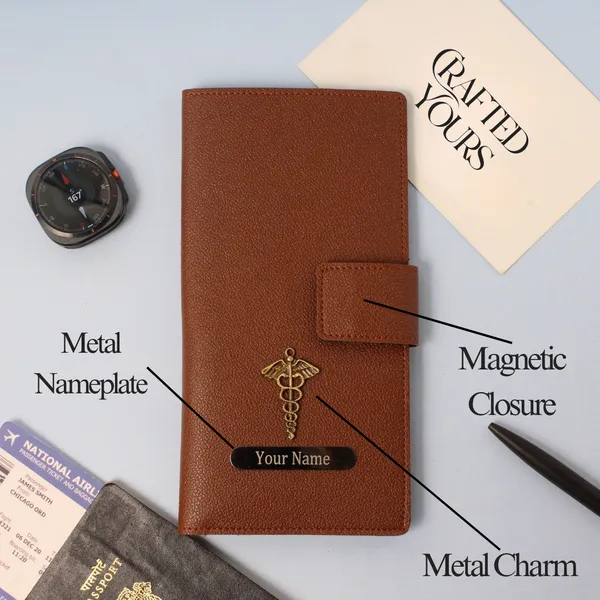 Tan_Personalised_Pebble_Textured_Travel_Wallet