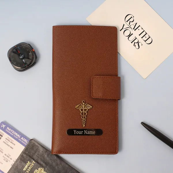 Tan_Personalised_Pebble_Textured_Travel_Wallet