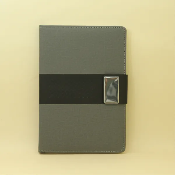 Grey_Personalised_Premium_Dual_Colour_Diary_With_Magnetic_Closure