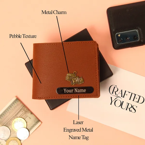 Tan_Personalised_Pebble_Textured_Mens_Wallet