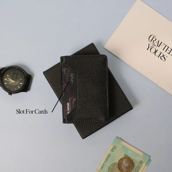 Black_Personalised_Rfid_Protected_Metal_Cardholder_With_Leather_Cover