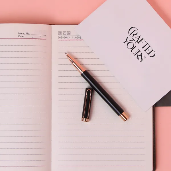 Rose_Gold_&_Tan_Personalised_Rose_Gold_Clip_Matt_Black_Pen_With_Tan_Cardholder_Combo