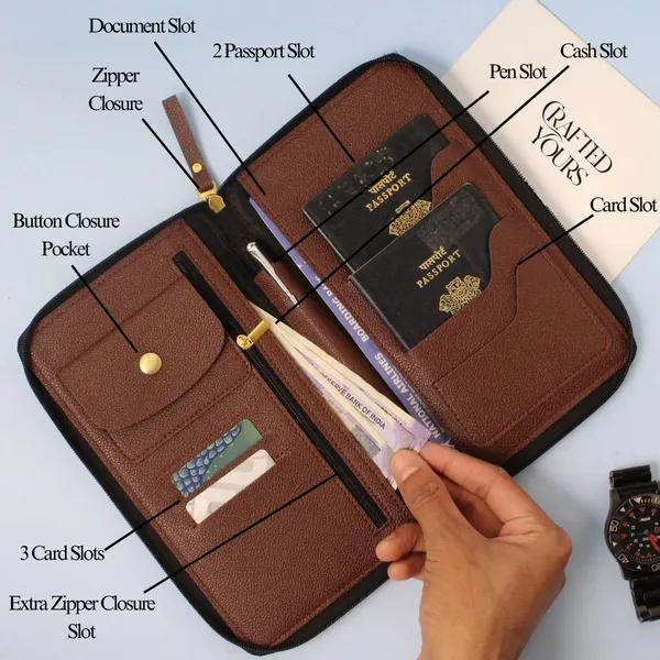 Black_Personalised_Pebble_Textured_Zippered_Travel_Case