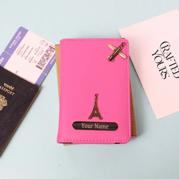 Dark_Pink_Personalised_Premium_Passport_Cover