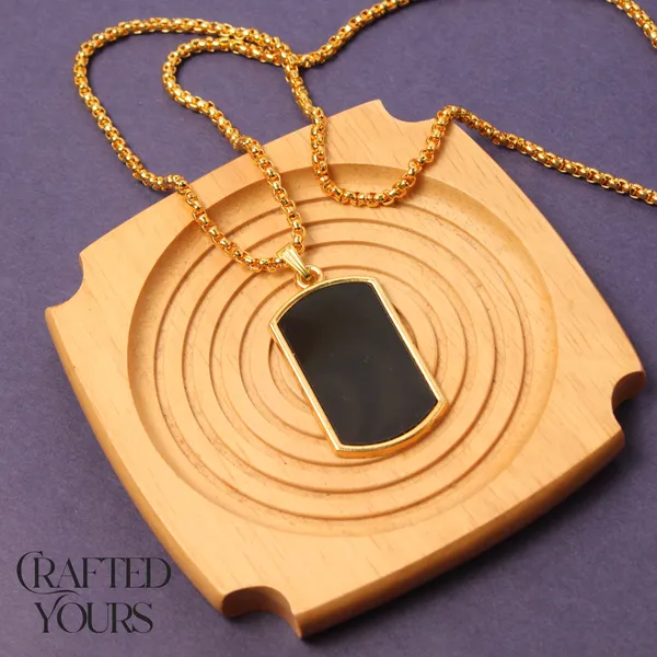 Black_And_Gold_Personalised_Black_&_Gold_Soldier_Dog_Tag_With_Chain