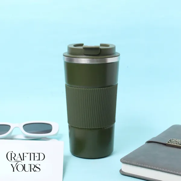Green_Personalised_Coffee_Flask_With_Grip