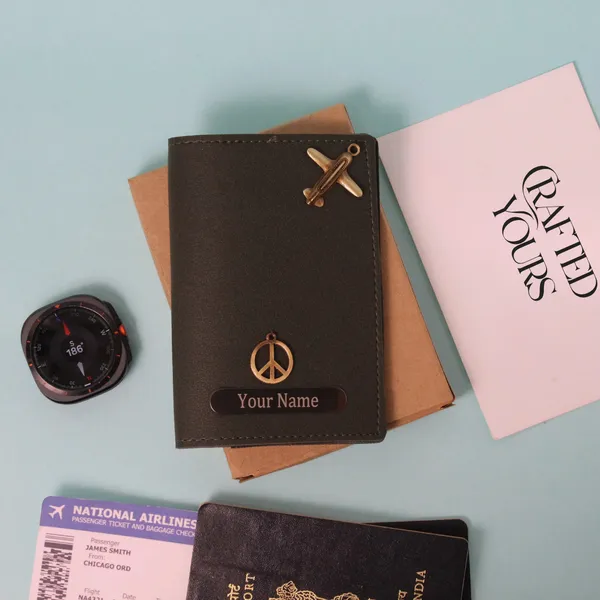 Green_Personalised_Pebble_Textured_Passport_Cover