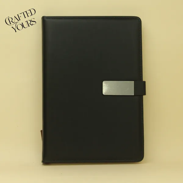 Black_Personalised_Premium_Magnetic_Loop_Dairy