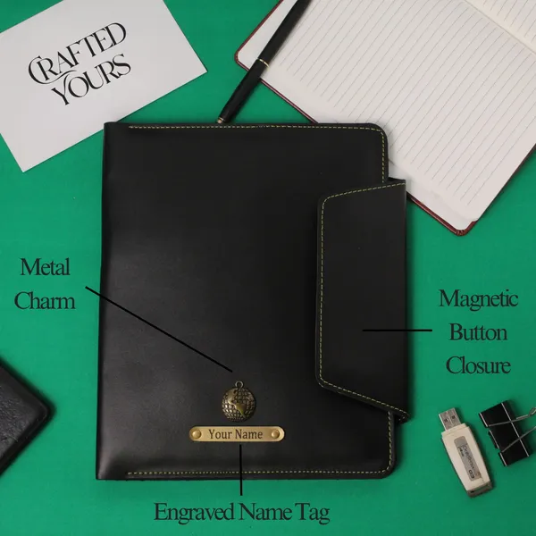 Black_Personalised_Classic_Office_Organizer