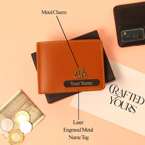 Tan_Personalised_Classic_Mens_Wallet