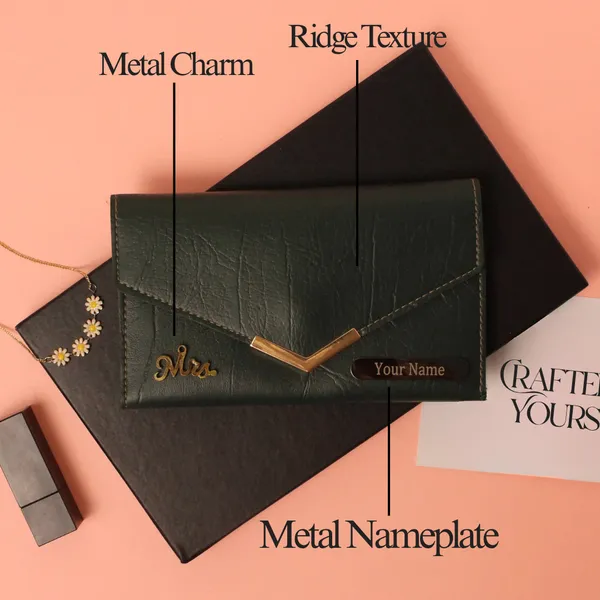 Navy_Blue_Personalised_Classic_Gents_Wallet_&_Ladies_Clutch_Couple_Combo