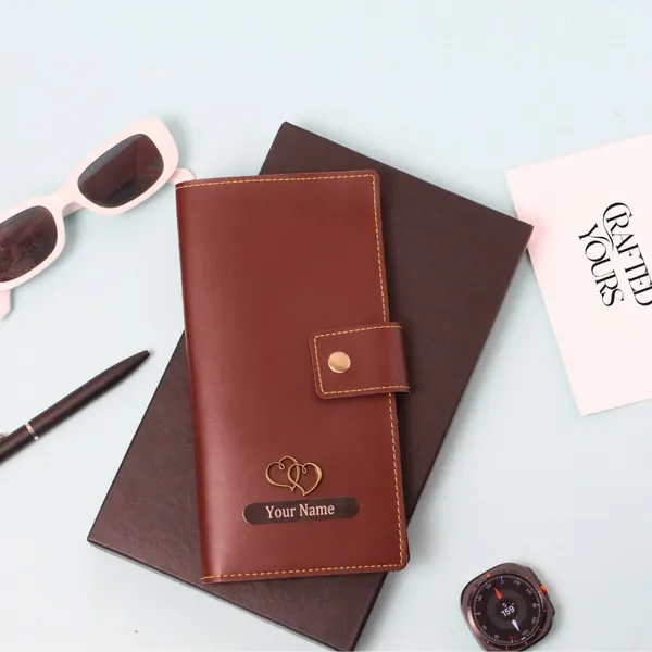 Brown_Personalised_Classic_Travel_Wallet