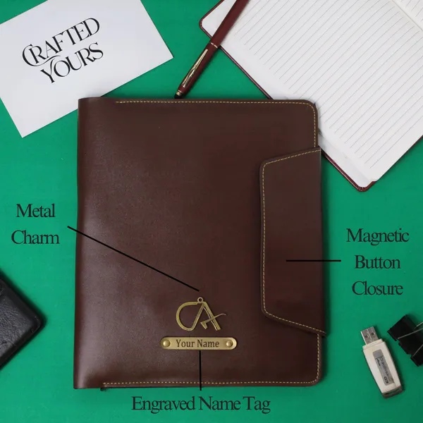 Brown_Personalised_Classic_Office_Organizer