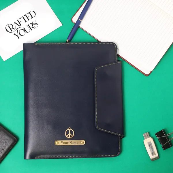 Navy_Blue_Personalised_Classic_Office_Organizer