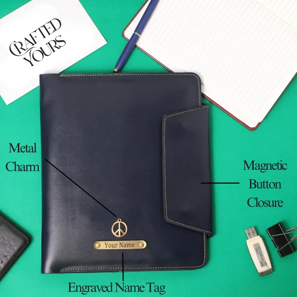 Navy_Blue_Personalised_Classic_Office_Organizer