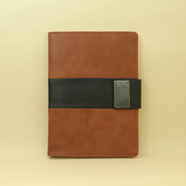 Tan_Personalised_Premium_Dual_Colour_Diary_With_Magnetic_Closure