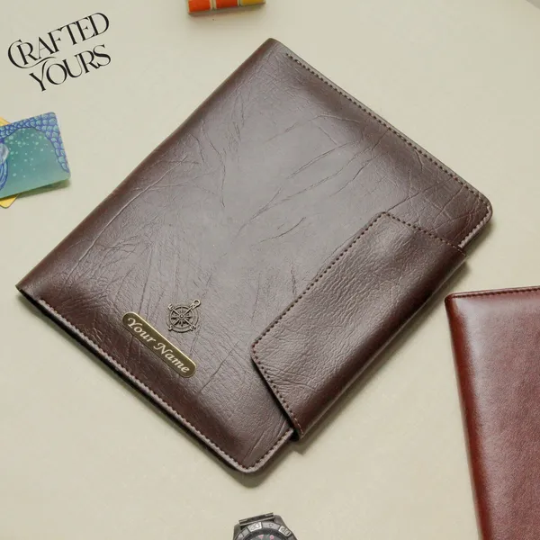 Brown_Personalised_Textured_Office_Organizer