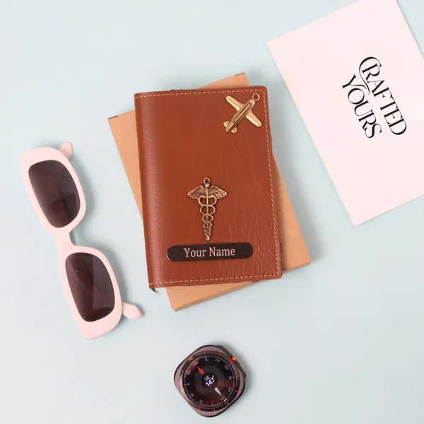 Tan_Personalised_Ridge_Textured_Passport_Cover