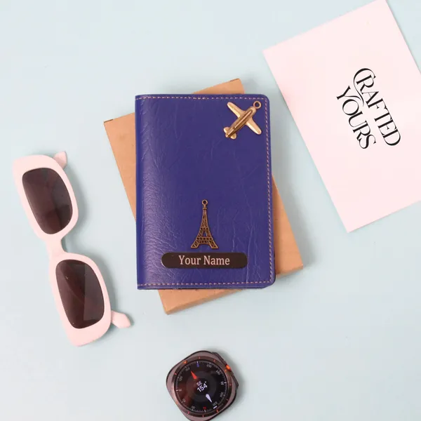Blue_Personalised_Ridge_Textured_Passport_Cover
