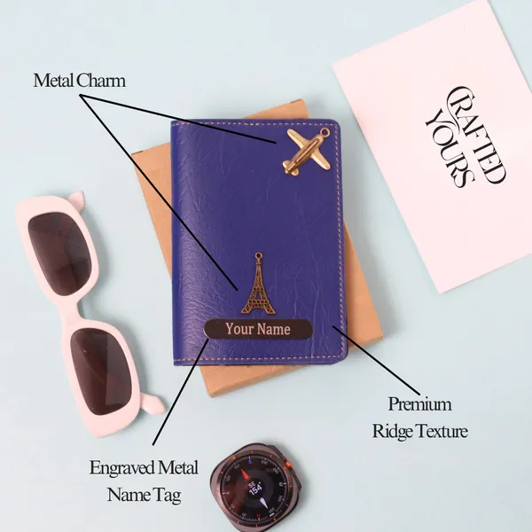 Blue_Personalised_Ridge_Textured_Passport_Cover