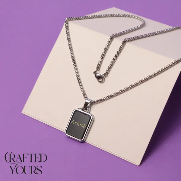 Black_&_Silver_Personalised_Square_Soldier_Dog_Tag_With_Chain