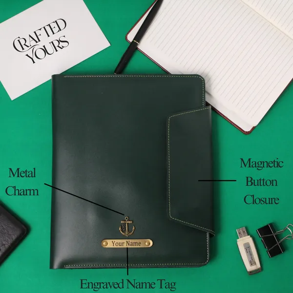 Green_Personalised_Classic_Office_Organizer