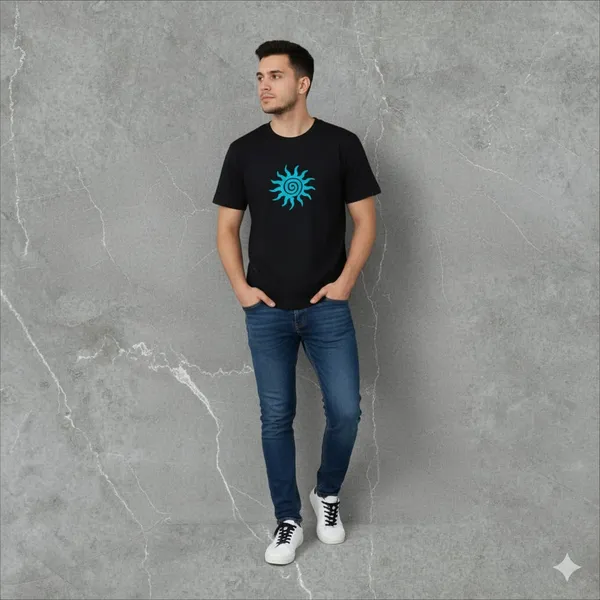 Black_Elegant_Design_Odin_Oversized_T_Shirt_For_Men