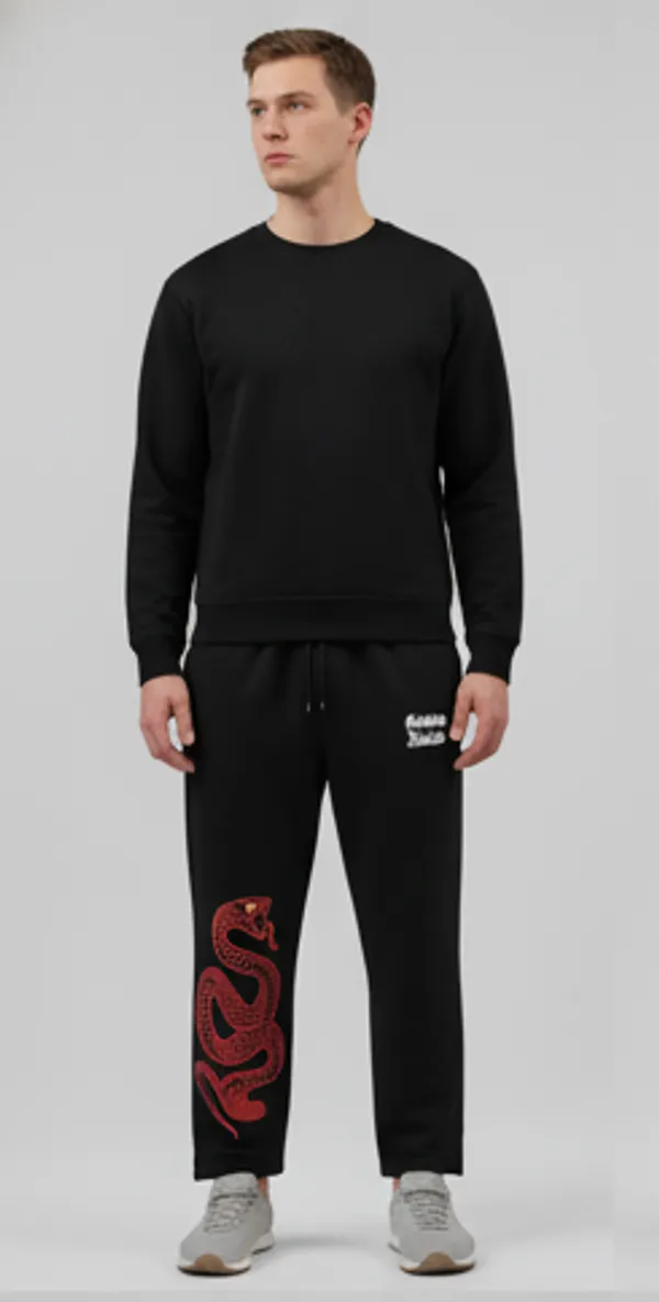 Black_Elegant_Design_Genze_Lower_For_Men