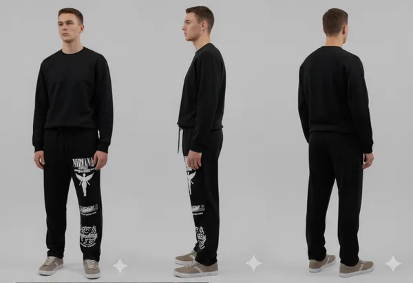 Black_Elegant_Design_Genze_Lower_For_Men