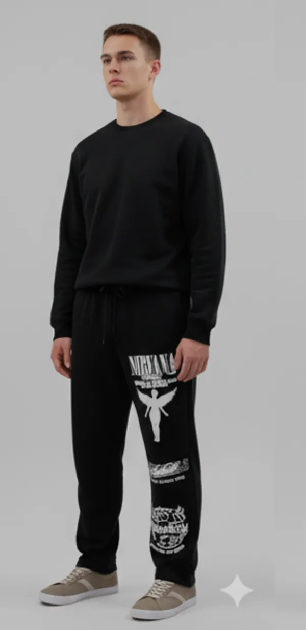 Black_Elegant_Design_Genze_Lower_For_Men